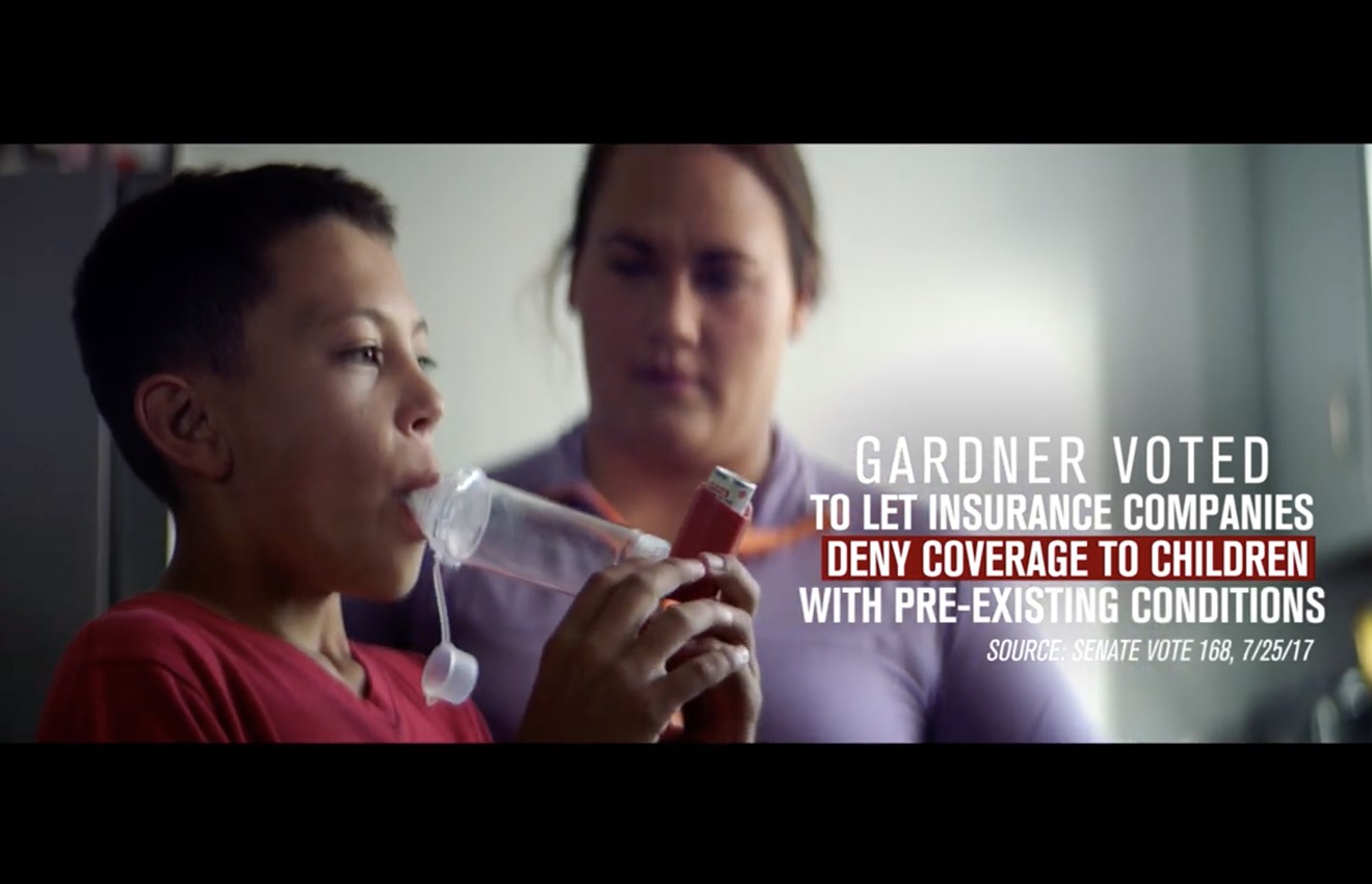 A Democratic group is launching a new six-figure ad campaign criticizing Cory Gardner's health care record.
