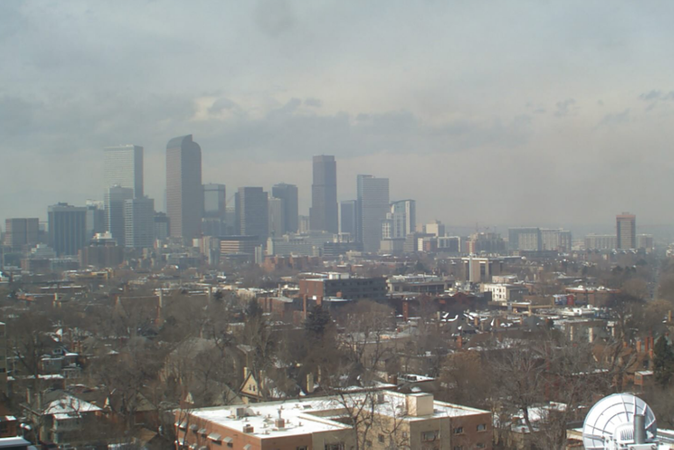 Denver's brown cloud made a return last year.