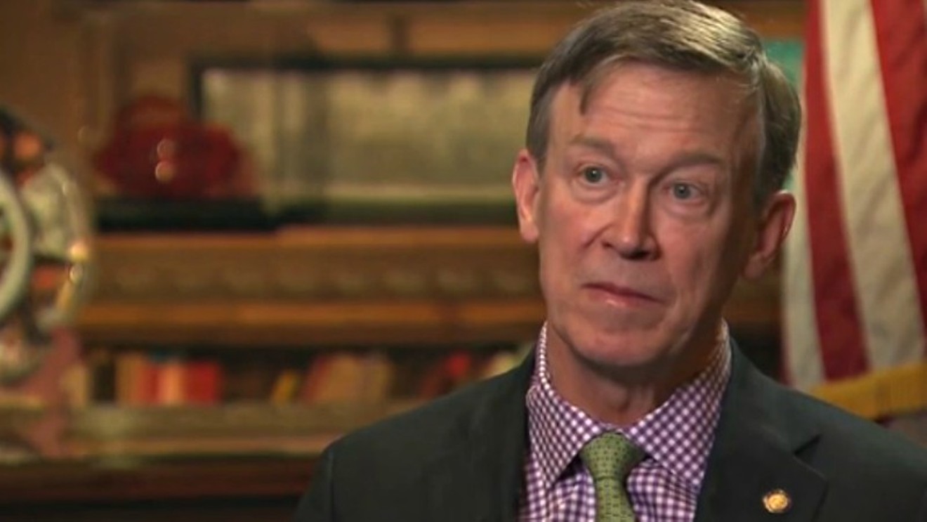 Governor John Hickenlooper during an interview from the CNN 420 piece.
