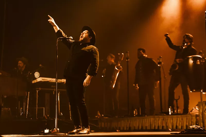 Image: Nathaniel Rateliff at the Mission Ballroom.