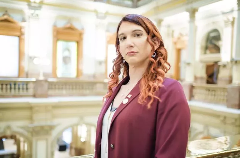 Image: Brianna Titone, the first transgender lawmaker from Colorado.