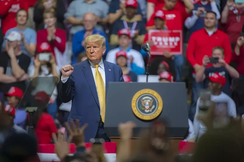 Image: President Donald Trump came to Colorado Springs this week.