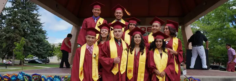Image: Graduates of Escuela Tlatelolco, who thrived after an early start.