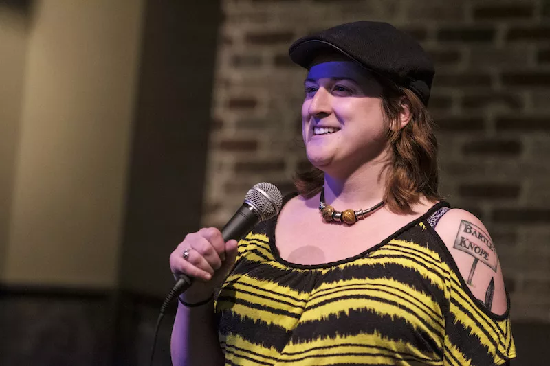 Image: Meghan DePonceau founded and co-hosts Ripen Comedy Night.