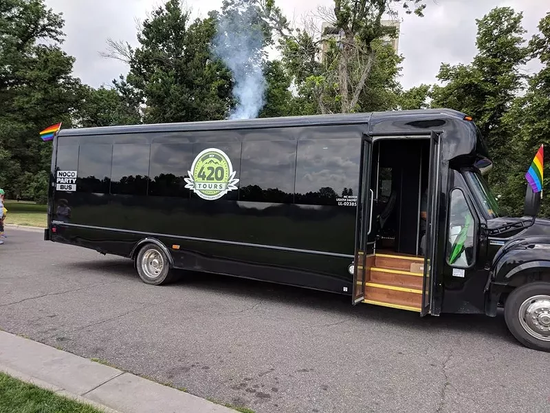 Image: My 420 Tours is providing rides and tours during the City of Denver's Marijuana Management Symposium next week.