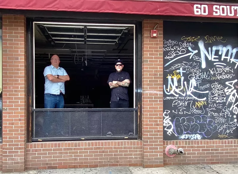Image: Scott Happel and Peter Ore have taken over the venue at 60 South Broadway.