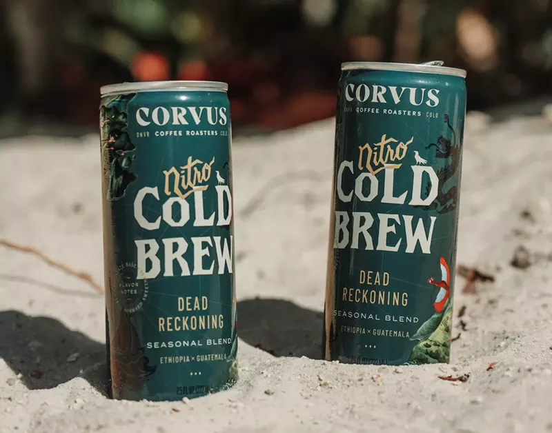 Image: Denver-based Corvus Coffee offers a nitro cold brew in a can.