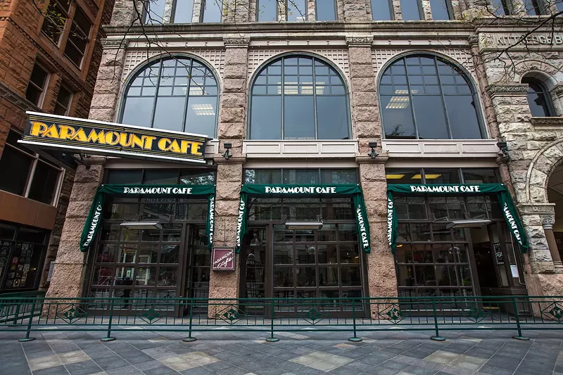Image: The Paramount Cafe closed on September 3, 2018.
