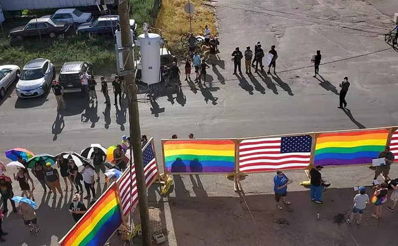 Image: Parasol Patrol Shields Children From the Storm at Drag for All Ages
