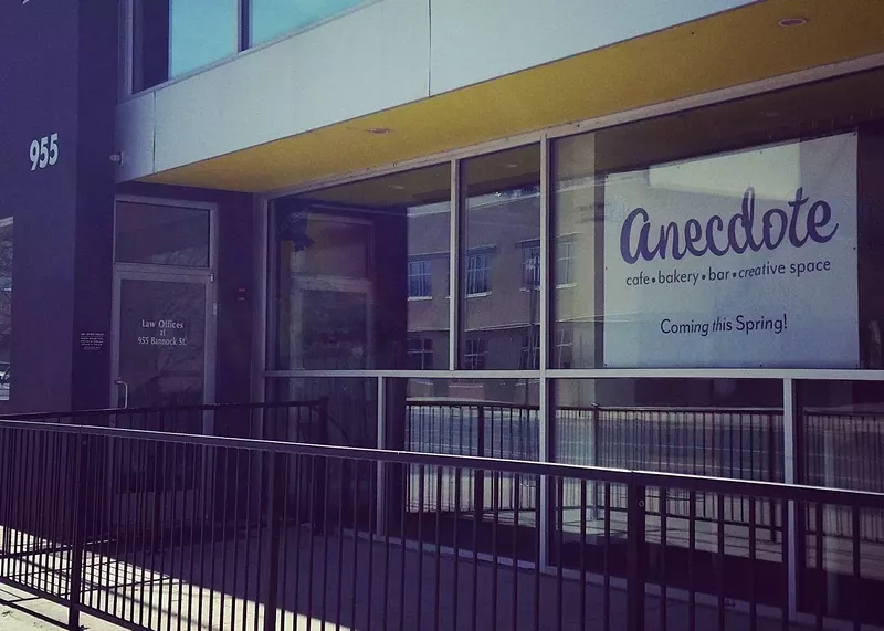 Image: Anecdote will soon open on Bannock Street in the Golden Triangle.
