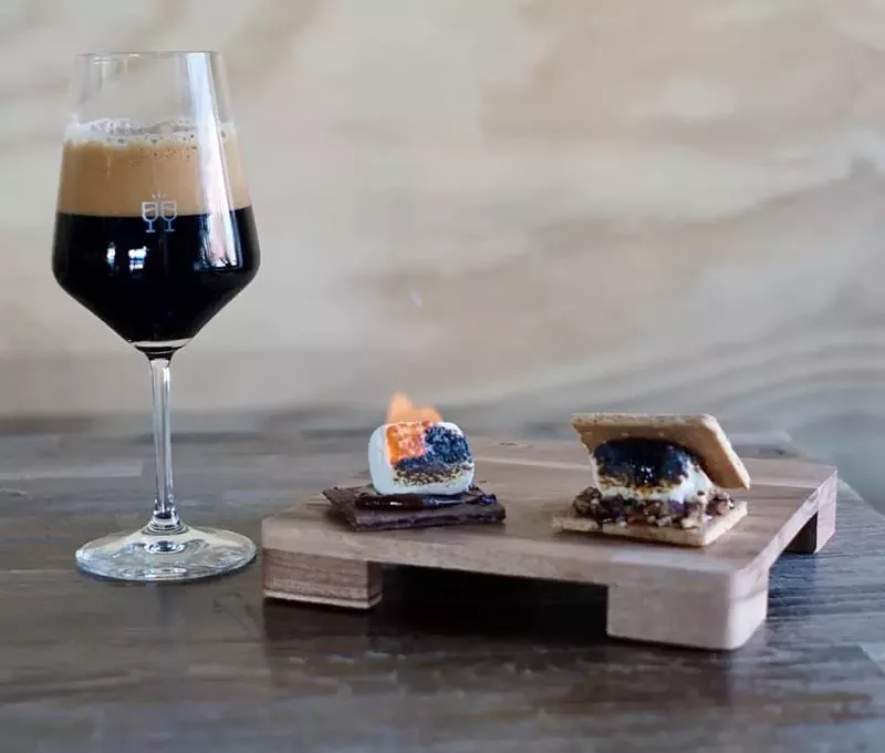 Image: S'amore Denver hosted a pop-up at Our Mutual Friend Brewing recently.