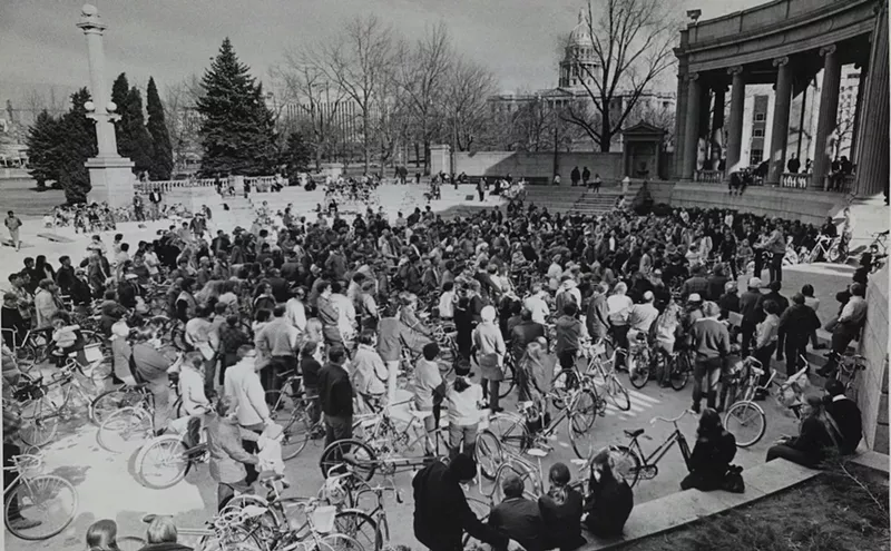 Image: Pedal Backwards: Here's What Denver Bike Lanes Looked Like in 1975
