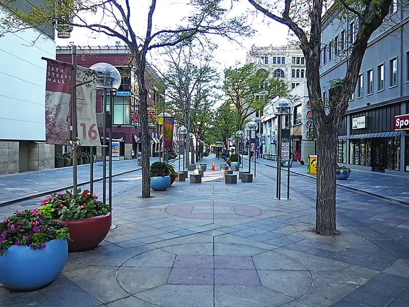 Image: The 16th Street Mall is undergoing a major renovation.