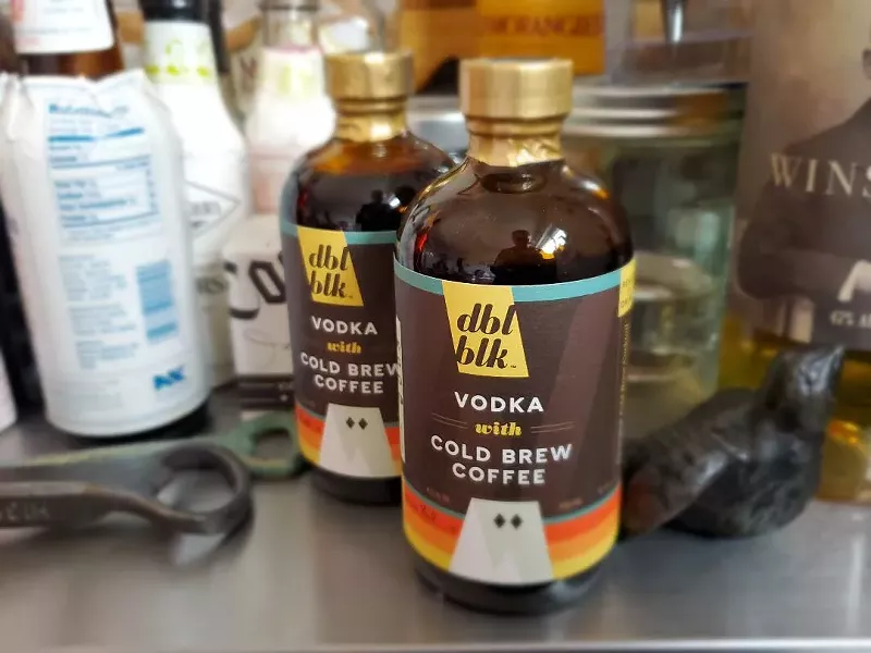 Image: DBL BLK is a boozy coffee drink made with Ironton Distillery vodka and coffee from Pablo's.