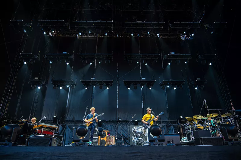 Image: Phish performing at Folsom Field in Boulder on July 4th