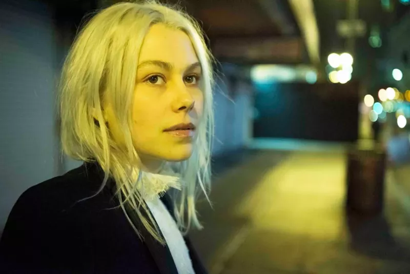 Image: Phoebe Bridgers performs at Red Rocks Unpaused on Wednesday.
