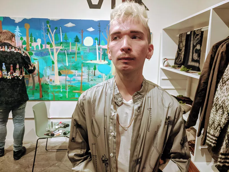 Image: Photographer Nate Buck spotted at Zeppelin Station.