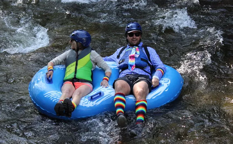 Image: Photos: Highlights of the 18th Tube to Work Day on Boulder Creek