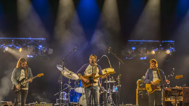 Sturgill Simpson performing on stage at Mission Ballroom on April 14, 2025.