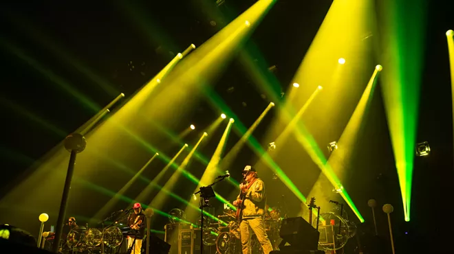 The Disco Biscuits performing on stage at Mission Ballroom