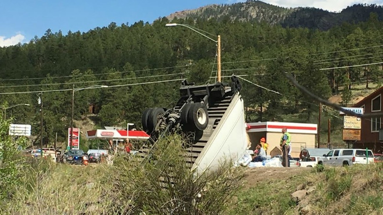 A look at the latest truck crash in Bailey.
