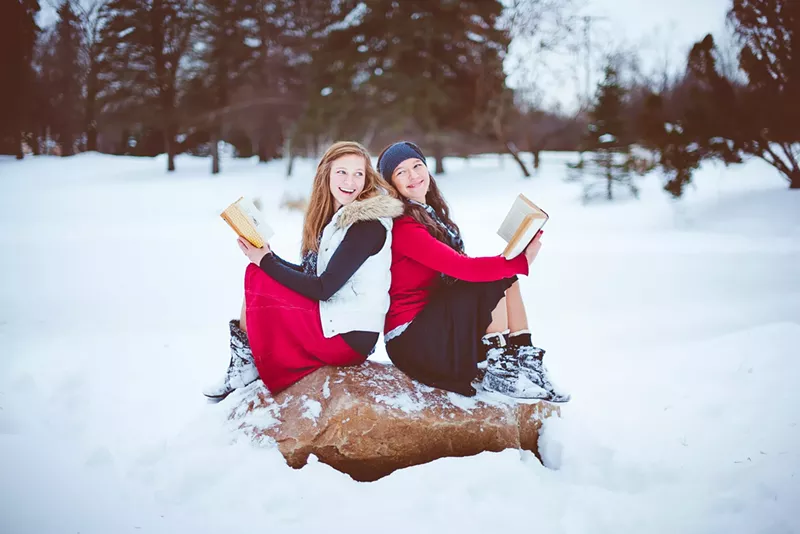 Image: Denver Public Library wants to remind you that Winter of Reading events do not require actual reading in the snow.