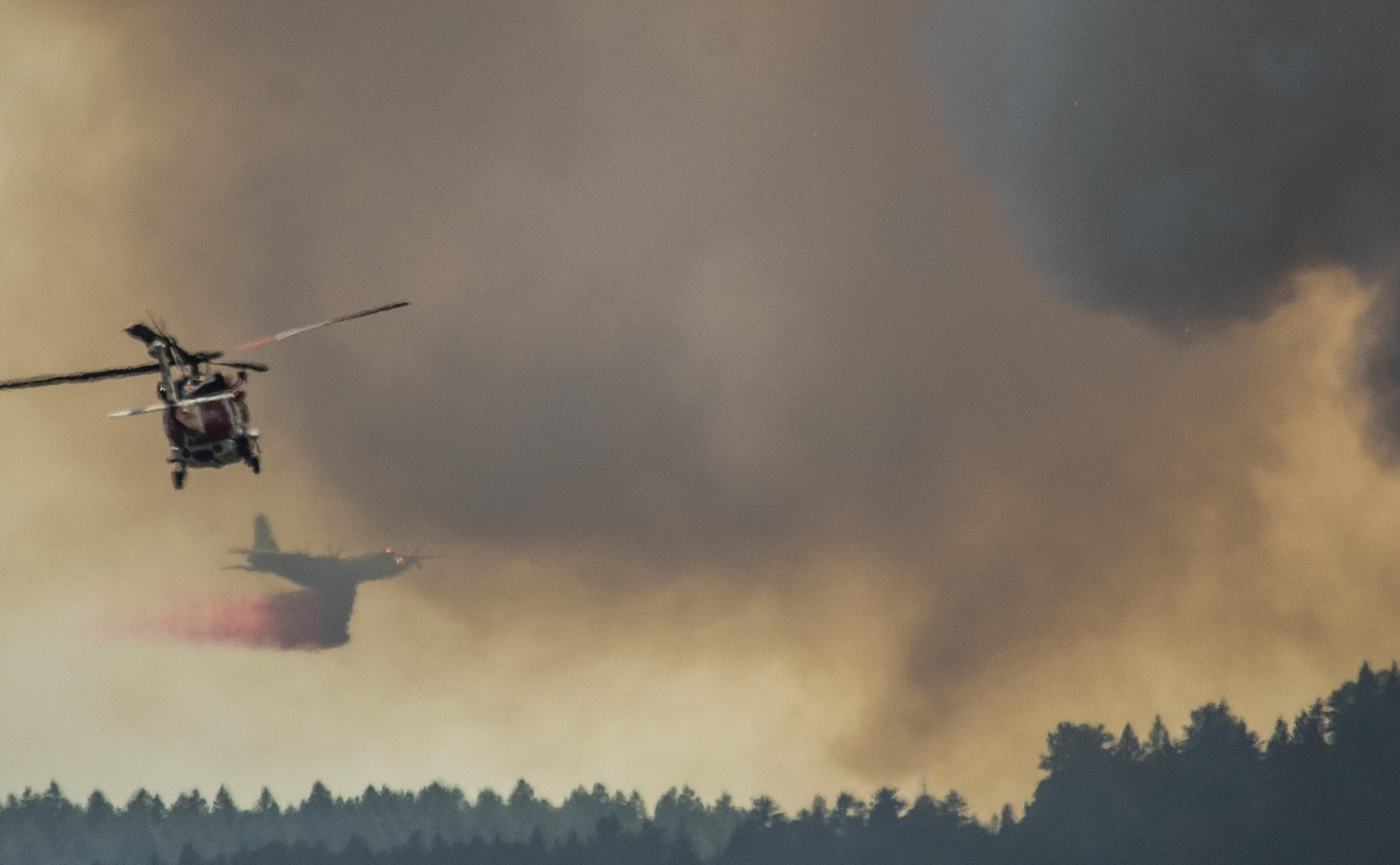 Planes, Helicopters Battle Quarry Wildfire in Jefferson County