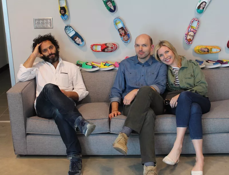 Image: Jason Mantzoukas, Paul Scheer and June Diane Raphael bring How Did This Get Made? to the Paramount Theatre on Saturday, August 25.