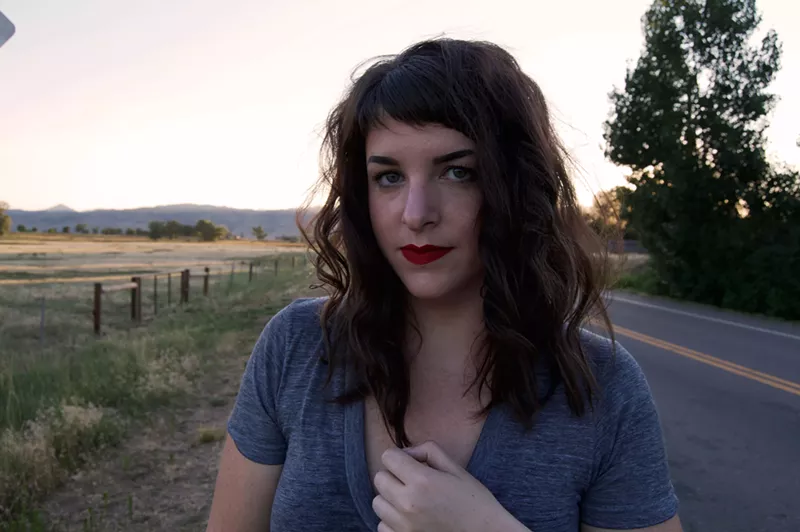 Image: Poet Megan Falley will release her fourth book of poetry, Drive Here and Devastate Me, this September.