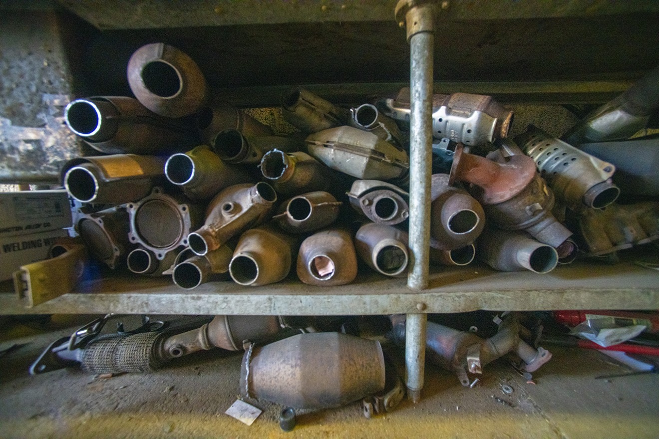 Catalytic converters are a hot commodity on the black market.
