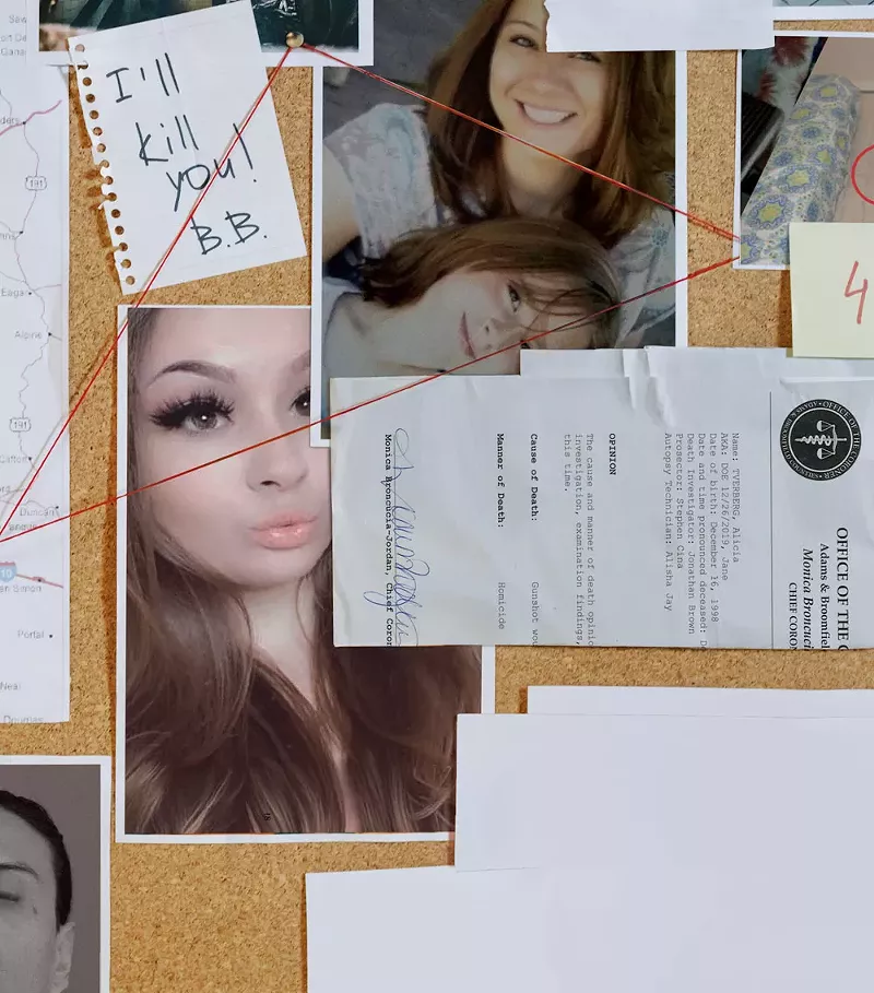 Image: evidence in murder cse