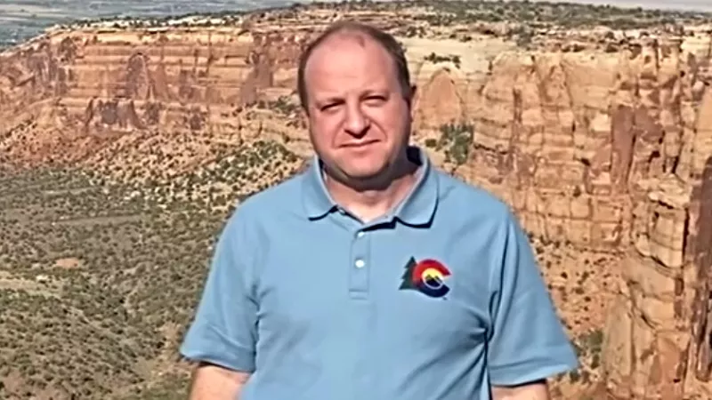 Image: Governor Jared Polis during a September 25 visit to the Colorado National Monument near Fruita.