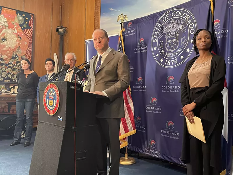 Image: Governor Jared Polis announced directives to help with high utility bills.