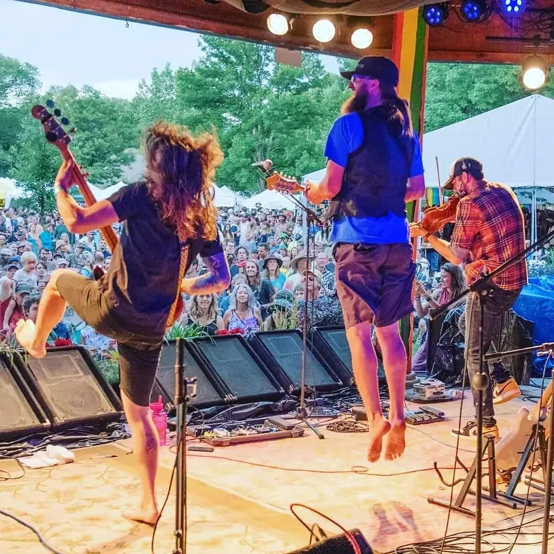 Image: Ponder the Albatross doesn't use set lists. According to band leader Josh Bower, they let the show go where it goes.