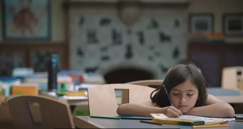 Image: Kids + drawing = educational opportunity.