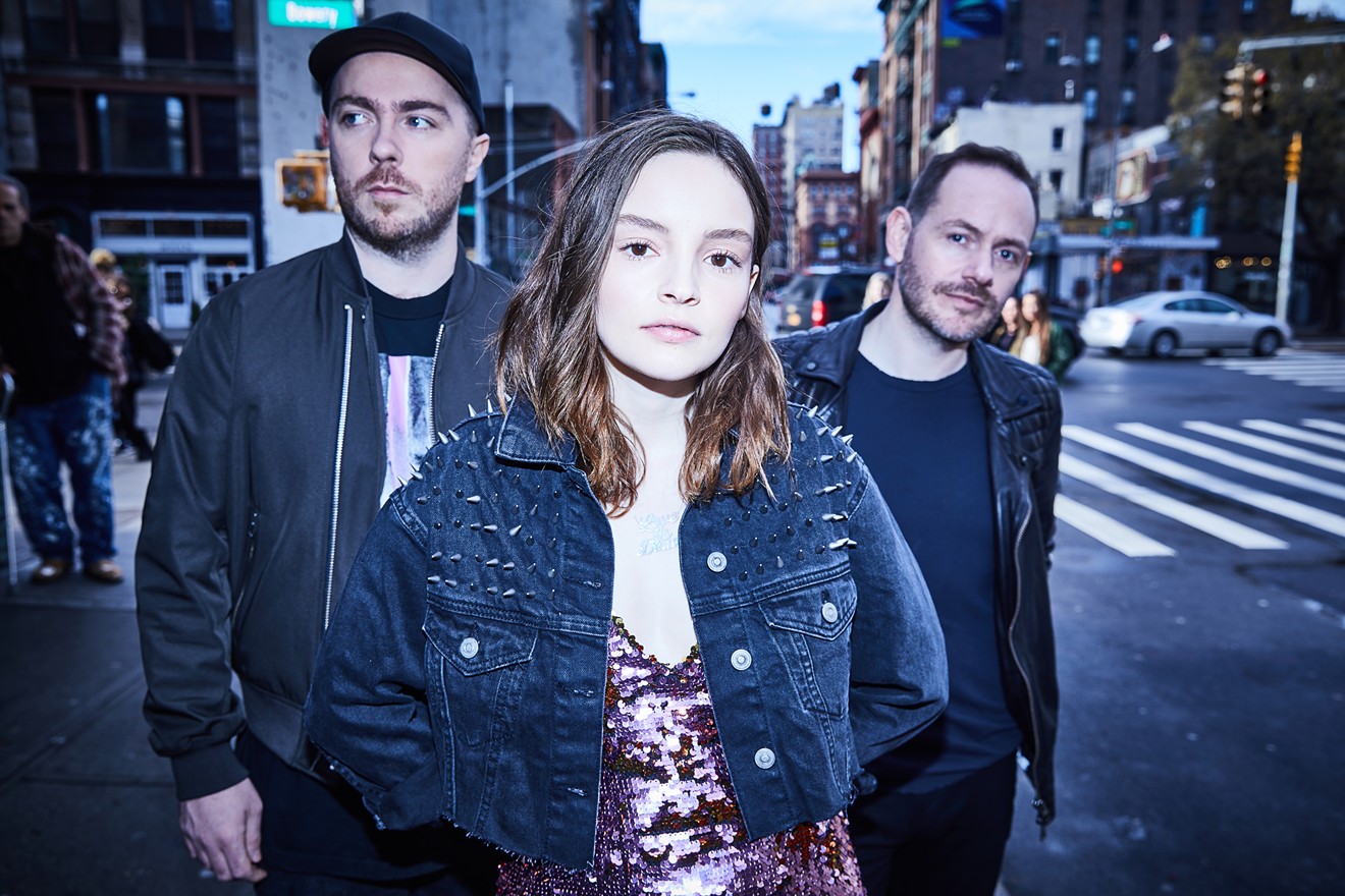 Martin Doherty, Lauren Mayberry and Iain Cook are the Scottish synth-pop band CHVRCHES.