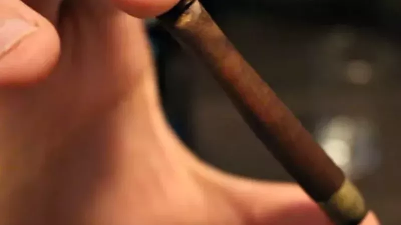 Image: Michael McCarron says he had a one-hitter similar to this one in his possession at the time of his arrest.