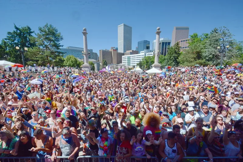 Image: Pride celebration in Denver