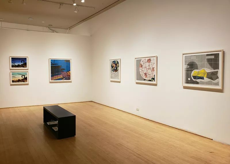 Image: Installation view of Prints From Shark's Ink.