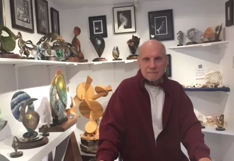 Image: Brian Grossman has made over 1,000 sculptures in his Boulder studio.