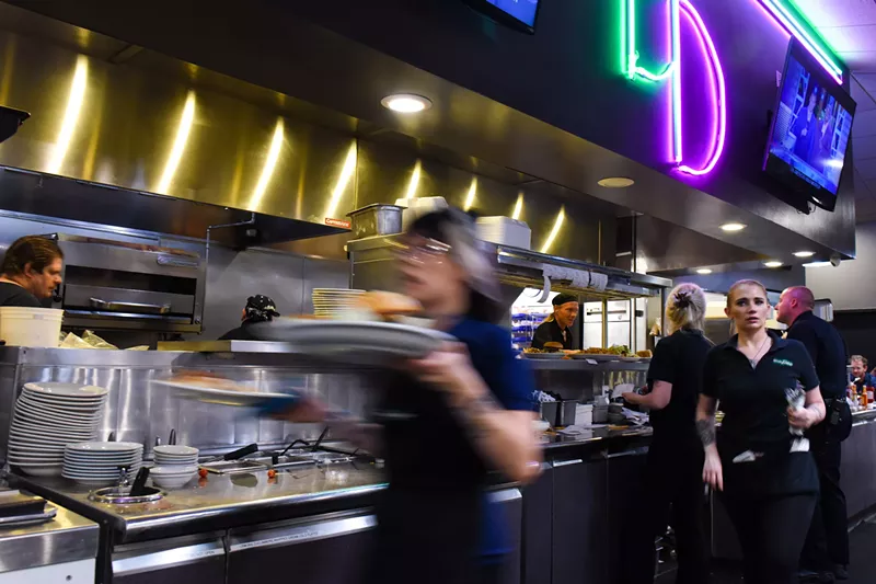 Image: employees in a restaurant
