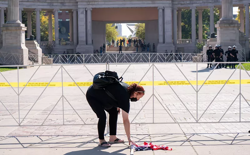 Image: Protester Shot, Killed at Dueling Demonstrations in Civic Center Park