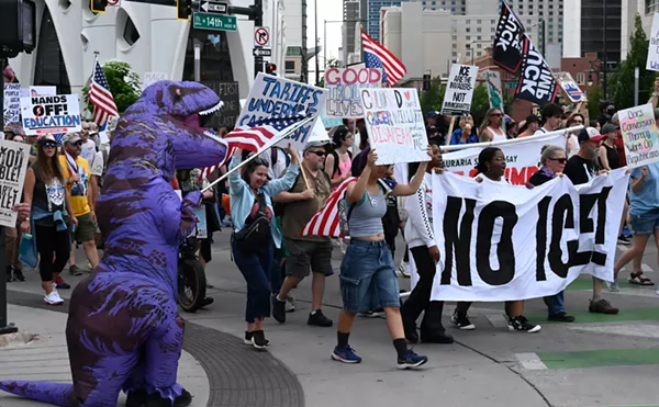 Image: Protests in Denver: Hudson ICE Facility, No Kings Part Two