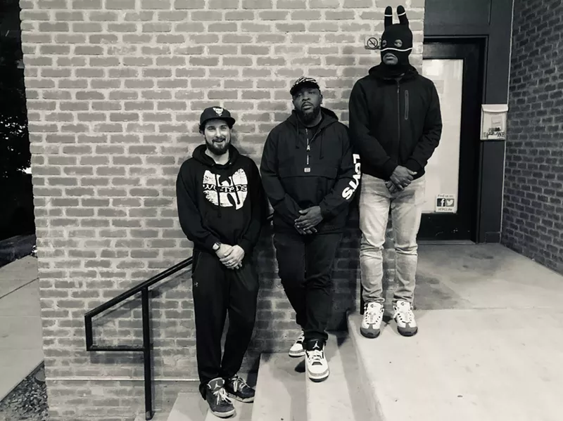 Image: PterrorFractyl core members James Jewkes, Dana'-Ra'eL and absenz.