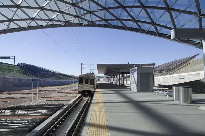 Image: The train is leaving the airport station...but where will it end up?