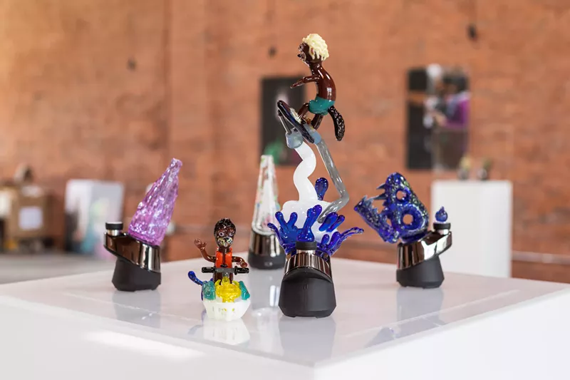 Image: Puffco has been recruiting glass artisits to create attachments for the company's concentrate vaporizers.