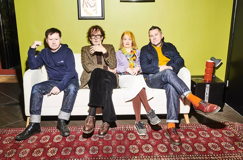 Image: members of the band pulp