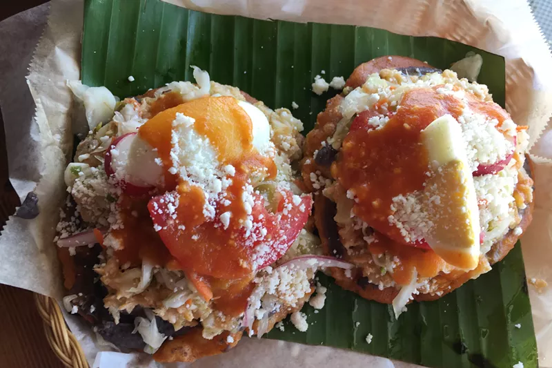 Image: These are Salvadoran enchiladas.