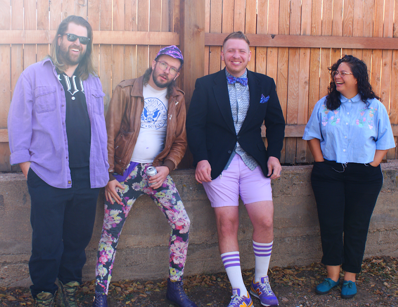 Image: Denver's Purple Denim draws on influences ranging from dance punk trio E.S.G. to the Clash.