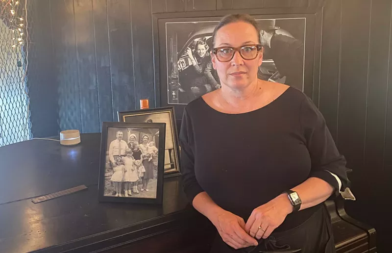 Image: Long time employee Shasta Kibe of Bastien's Restaurant.